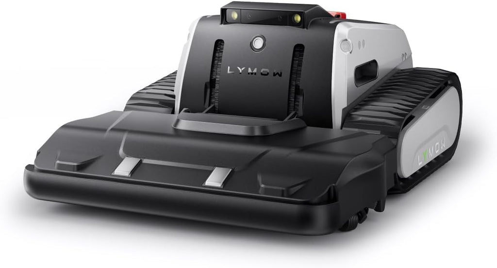 Lymow One Plus Robot Lawn Mower Wire-Free with RTK and Vision Navigation, 100% (45°) Slope Climbing, 1.1 Acres Daily Coverage, 16-Inch Dual-Blade