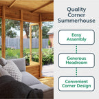 BillyOh Picton Corner Summerhouse 7 x 7 ft – view 5