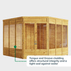 BillyOh Picton Corner Summerhouse 7 x 7 ft – view 7