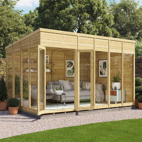 BillyOh Switch Pent Log Cabin 12 x 8 ft