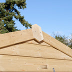 Rowlinson 6x8 Premier Shiplap Single Door Apex Shed