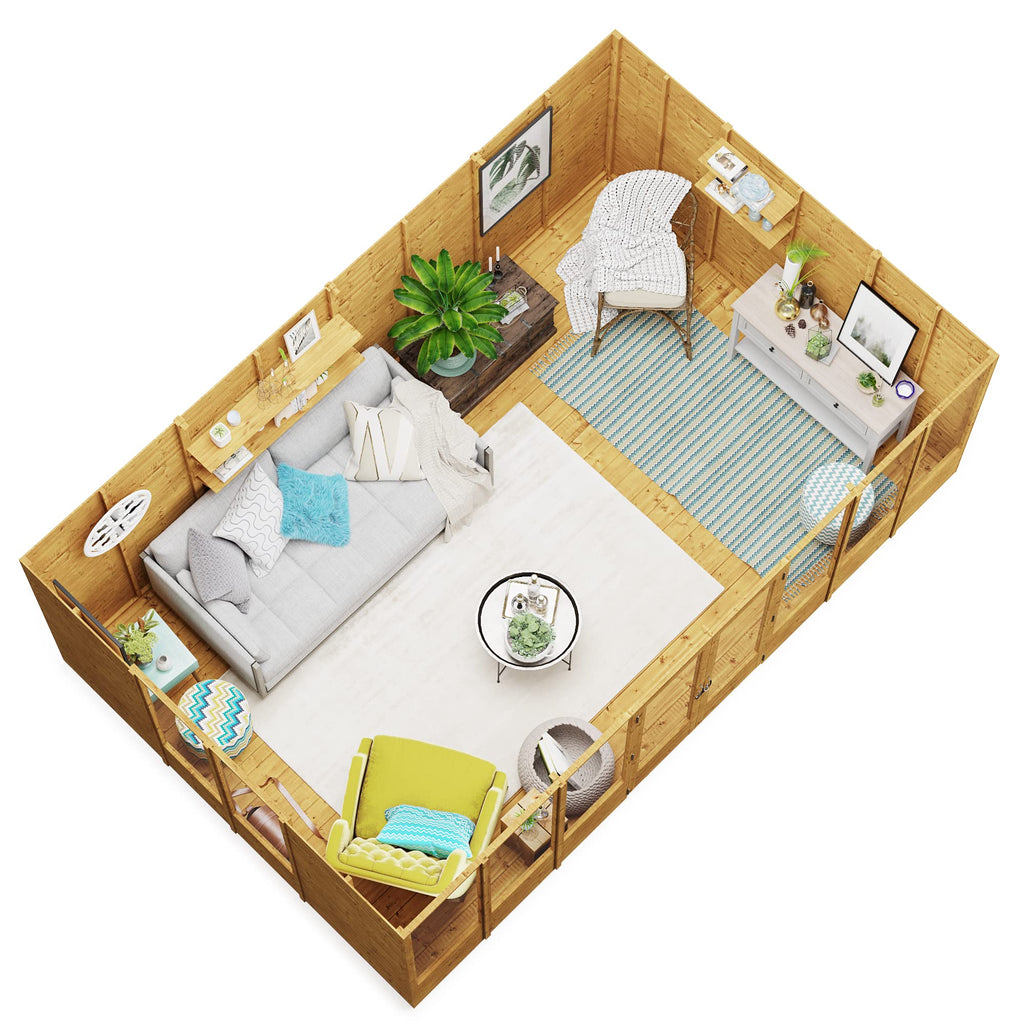 BillyOh Petra Reverse Apex Summer House 16 x 10 ft – view 5