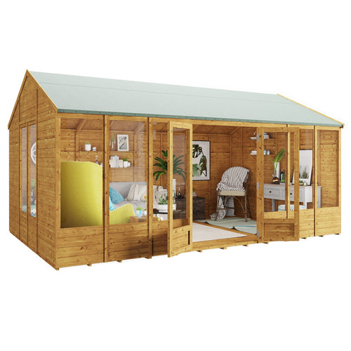 BillyOh Petra Reverse Apex Summer House 16 x 10 ft