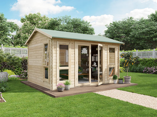 BillyOh Darcy Log Cabin Summer House 12 x 10 ft – view 2