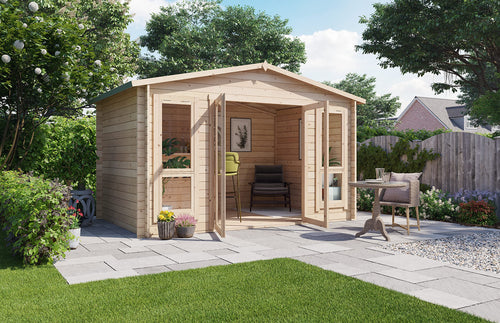 BillyOh Sasha Log Cabin Summer House 12 x 8 ft – view 2
