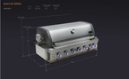 Mont Alpi 805 Built-In Gas Grill (MABi805)